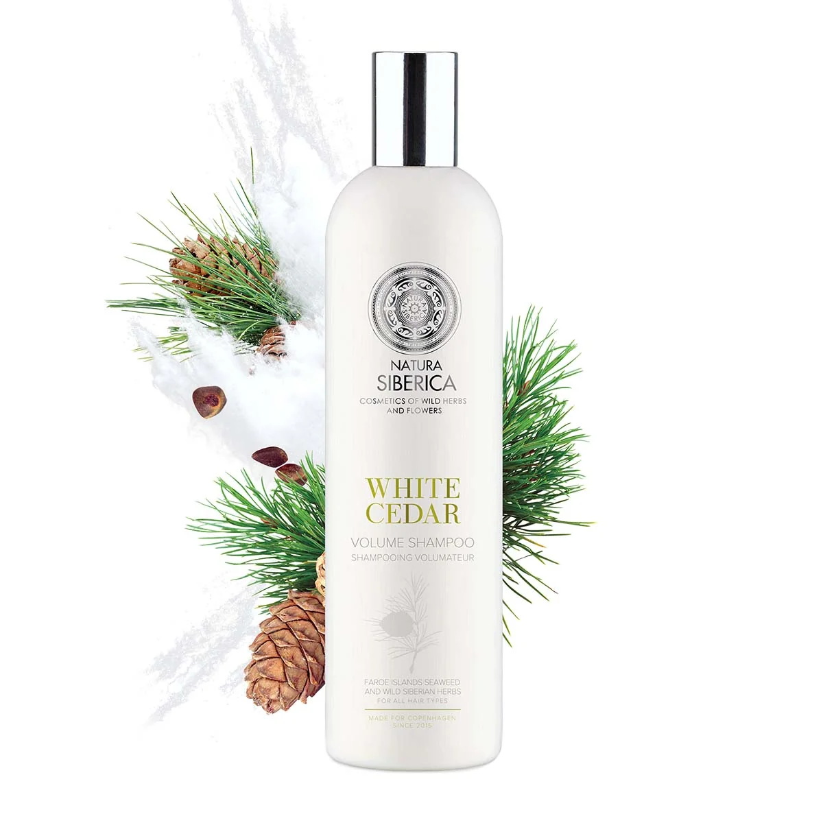 Natura Siberica Copenhagen Šampon na větší objem Bílý cedr 400 ml