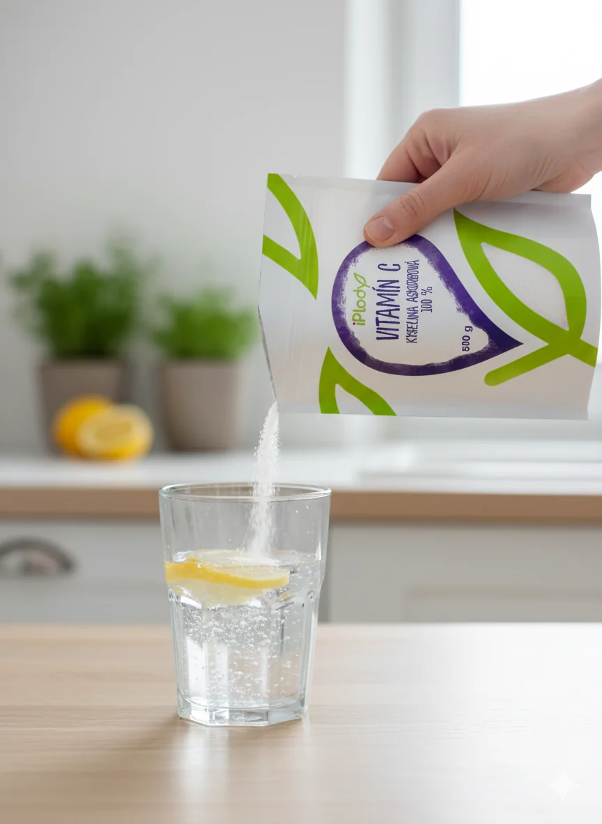 iPlody Vitamín C, kyselina L-askorbová, prášek 500 g 