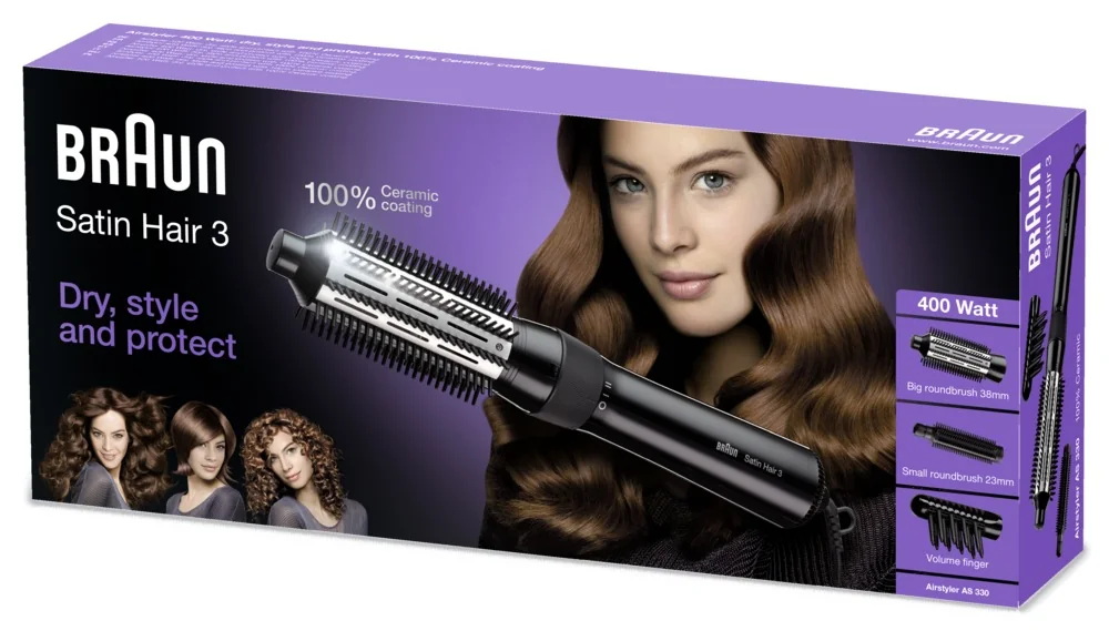 Braun Satin Hair 3 AS 330 kartáč na vlasy