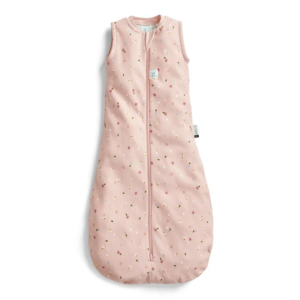 Ergopouch Vak na spaní organická bavlna Jersey Daisies 3-12 m, 6-10 kg, 1 tog
