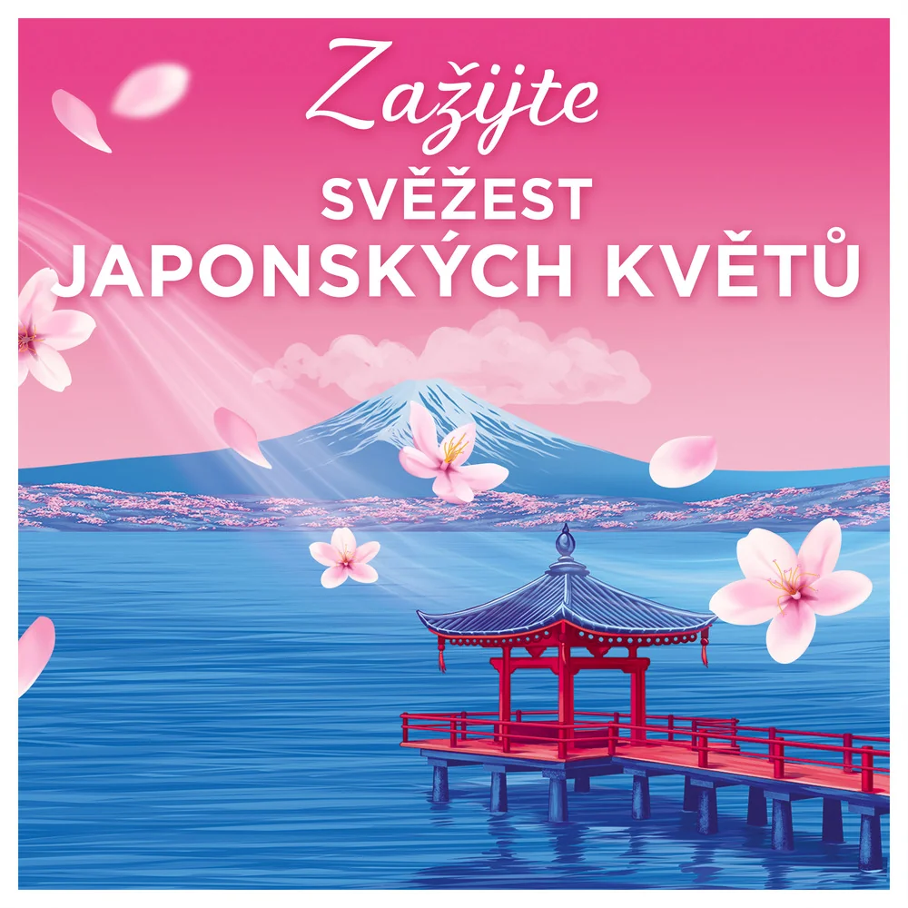 Lenor Japanese Blossom Aviváž 1239 ml 59 praní