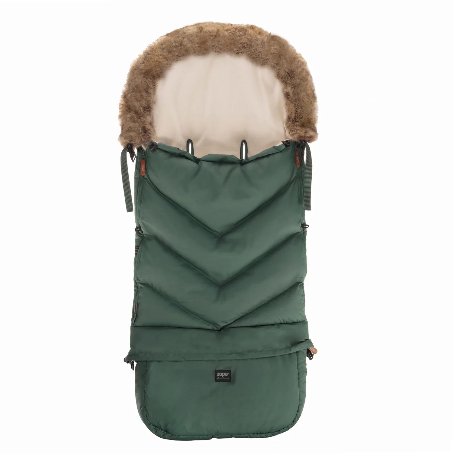 Zopa Zimní fusak Fluffy Combi, Lake Green 1
