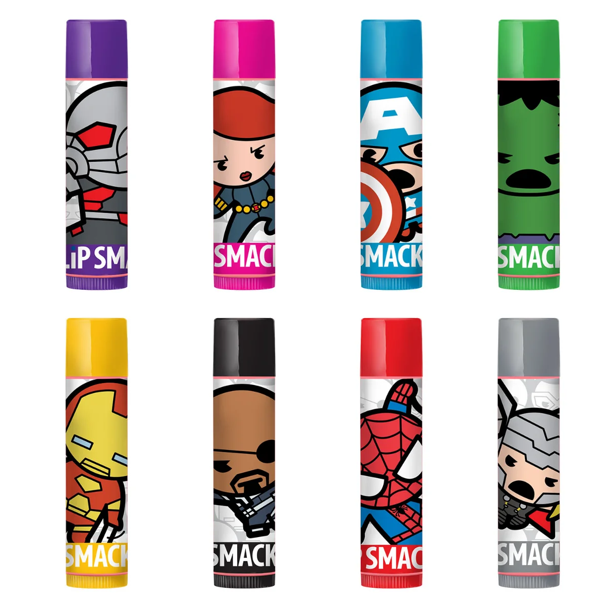 Lip Smacker Avangers party pack balzámy na rty 8x4 g