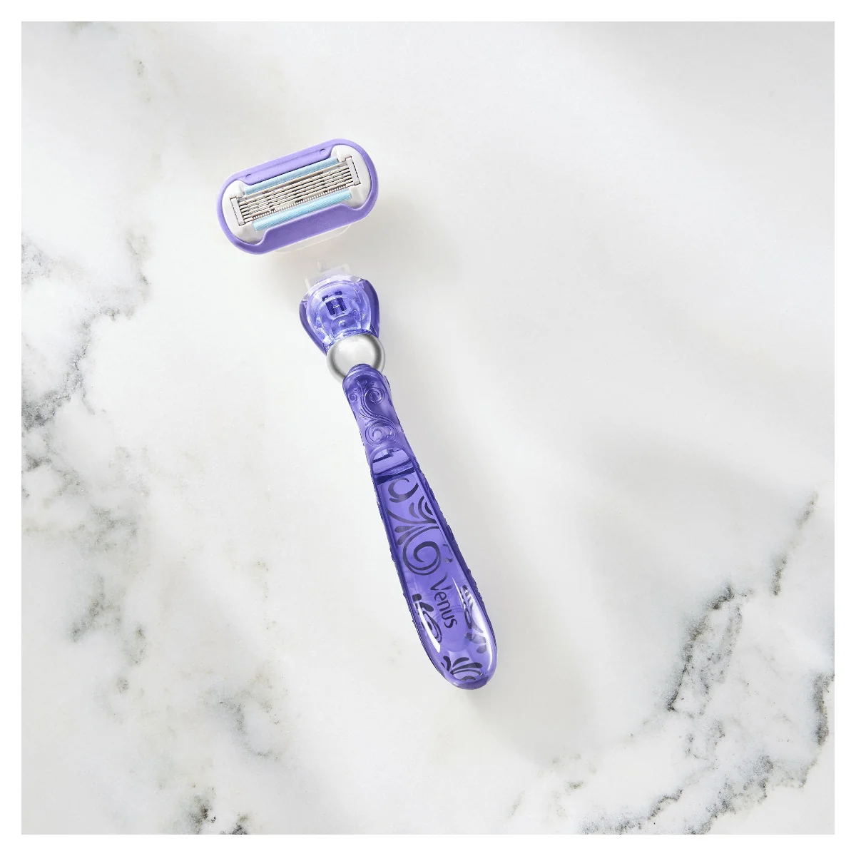 Gillette Venus Deluxe Smooth Swirl dámský holicí strojek 1 ks + 2 náhradní hlavice