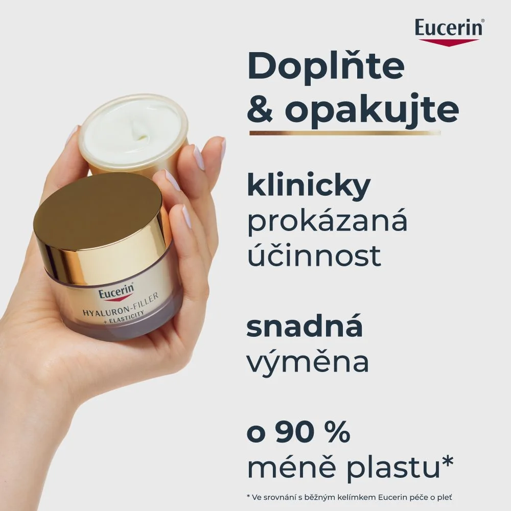 Eucerin Hyaluron-Filler + Elasticity noční krém proti vráskám 50 ml