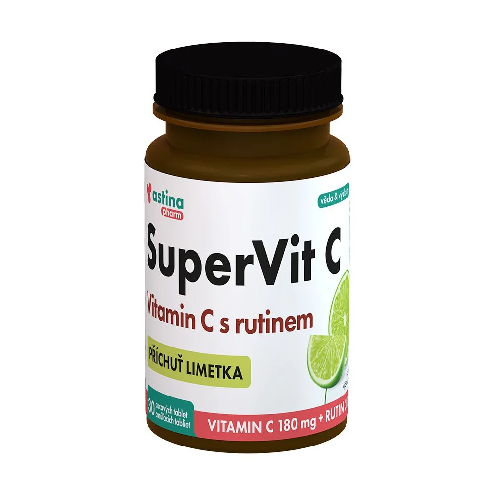 Astina Supervit C s rutinem limetka 30 tablet