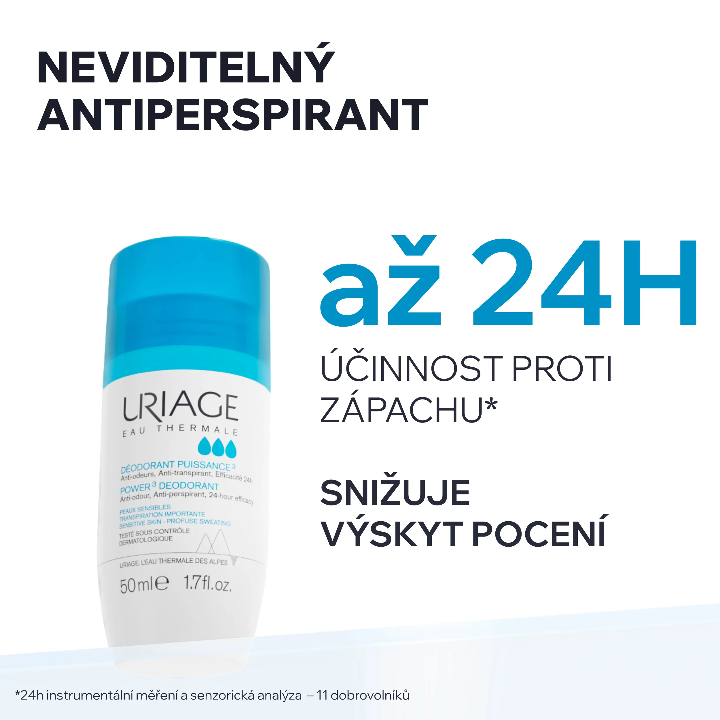 Uriage Antiperspirant Power 3 50 ml