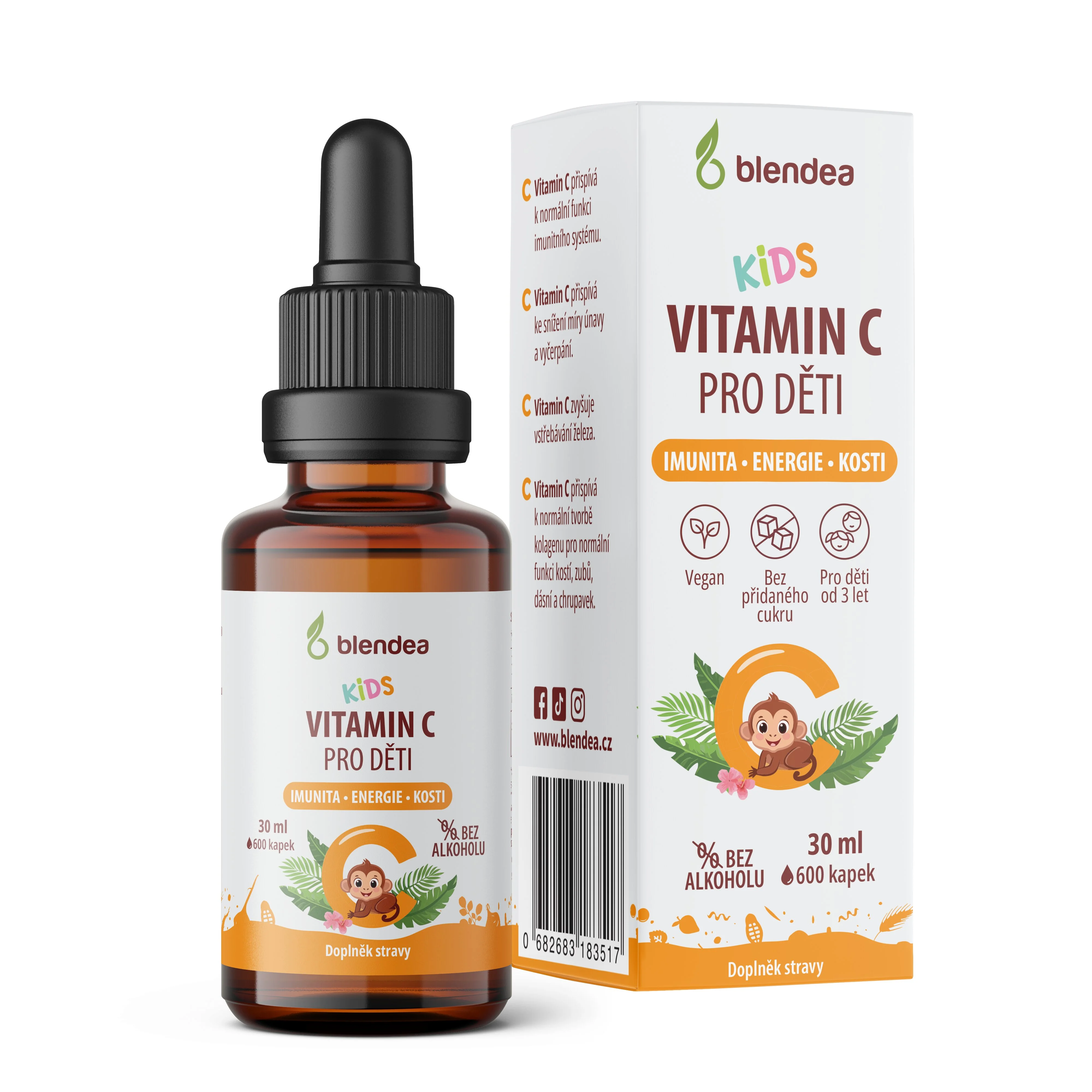 Blendea Kids Vitamin C kapky pro děti 30 ml