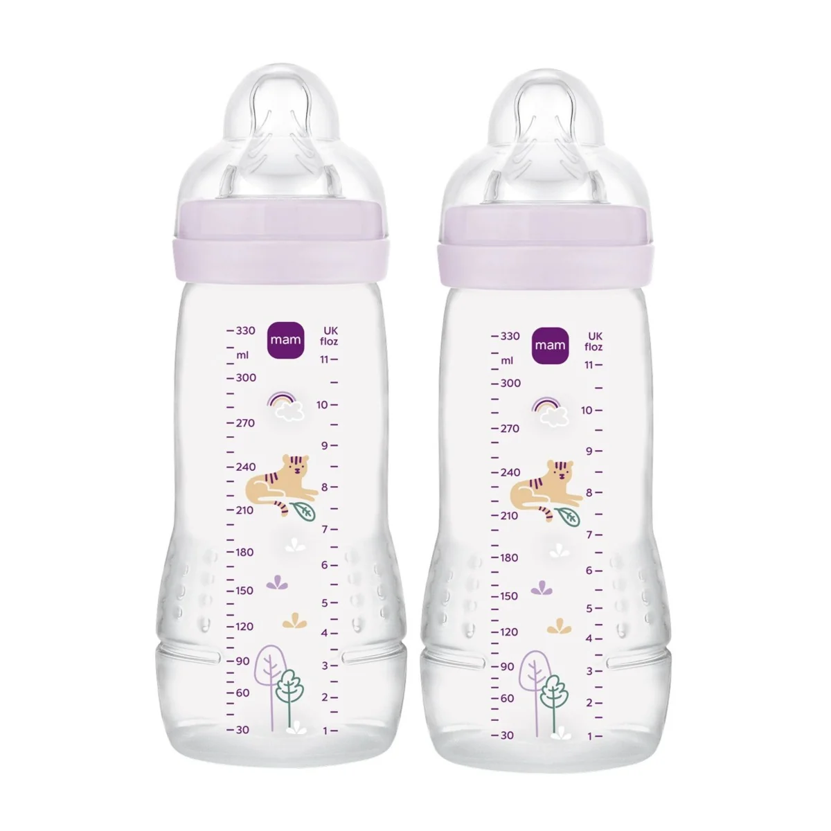 MAM Láhev Baby Bottle 330 ml 2 ks fialová