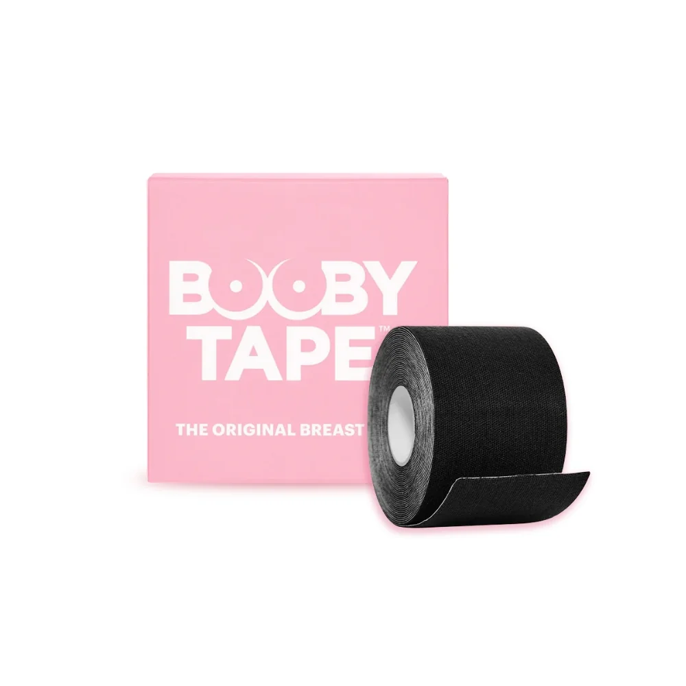 Booby Tape Páska na prsa BLACK 5 m