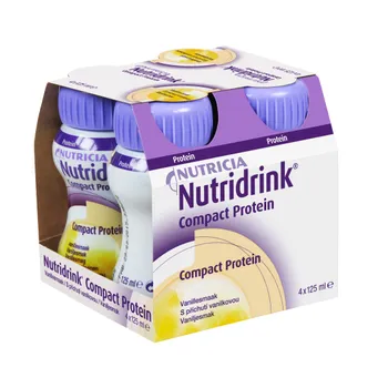 Nutridrink Compact Protein vanilka 4x125 ml