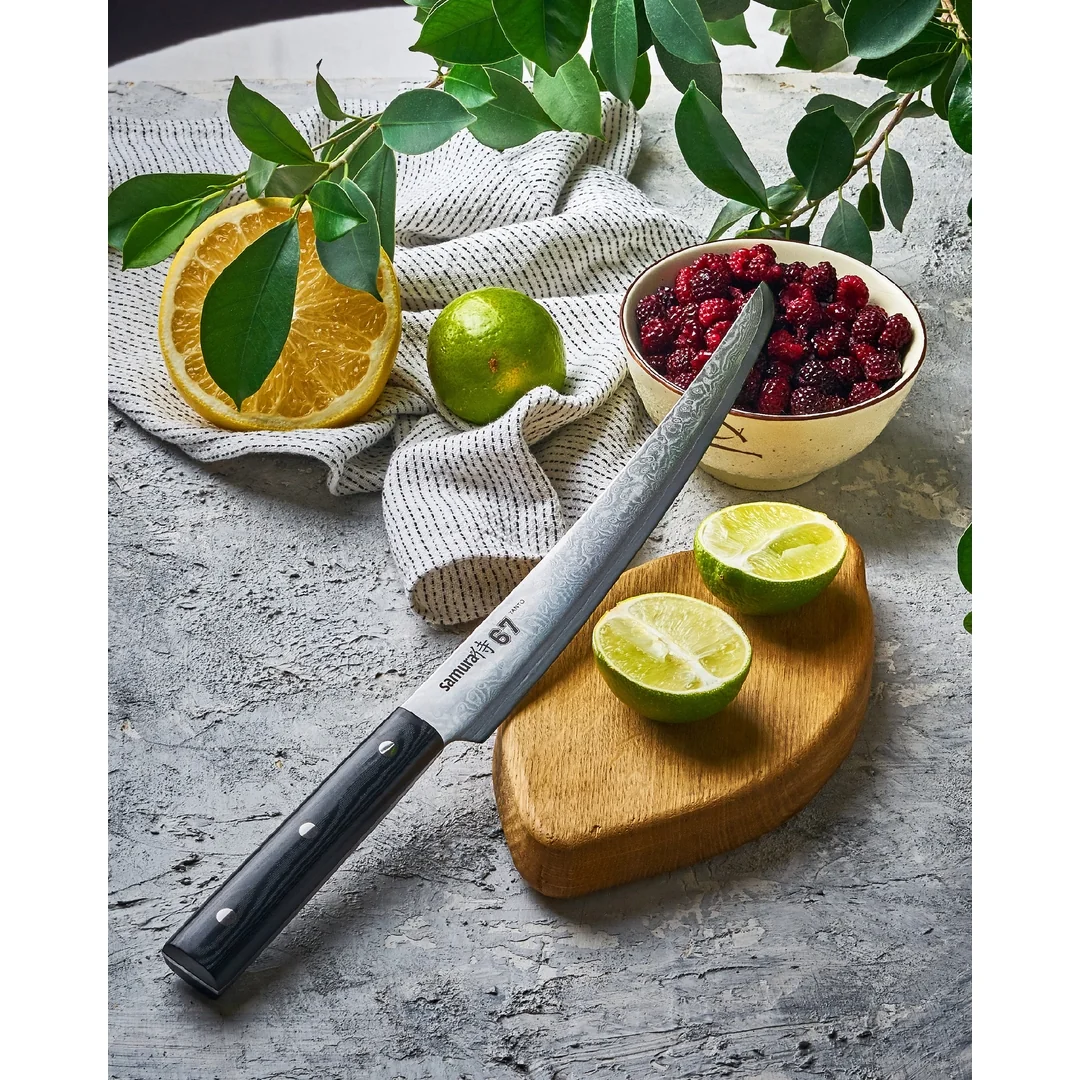 Samura DAMASCUS 67 Nářezový nůž TANTO 23 cm (SD67-0046MT)
