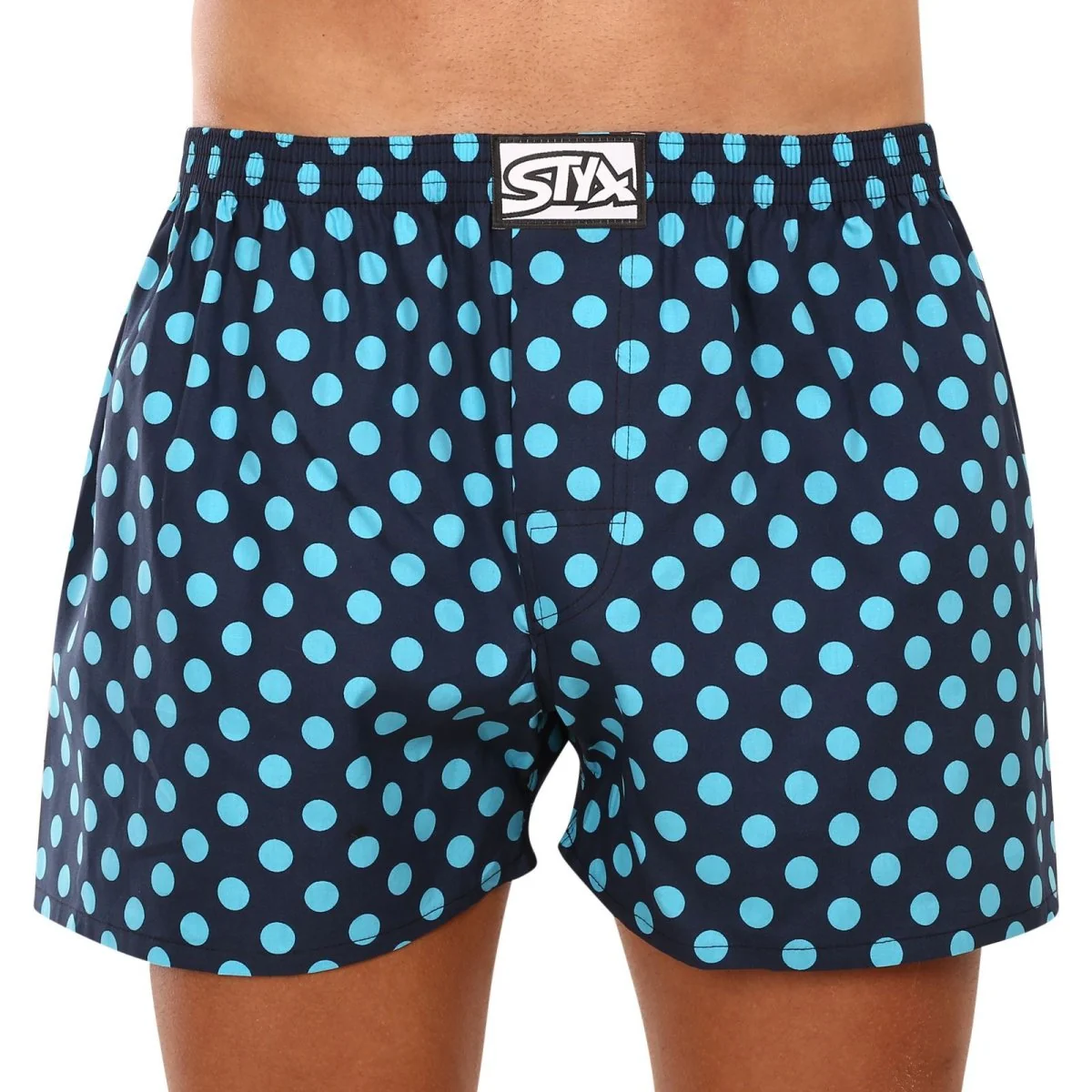Styx 3PACK pánské trenky art klasická guma vícebarevné (3A14731) M