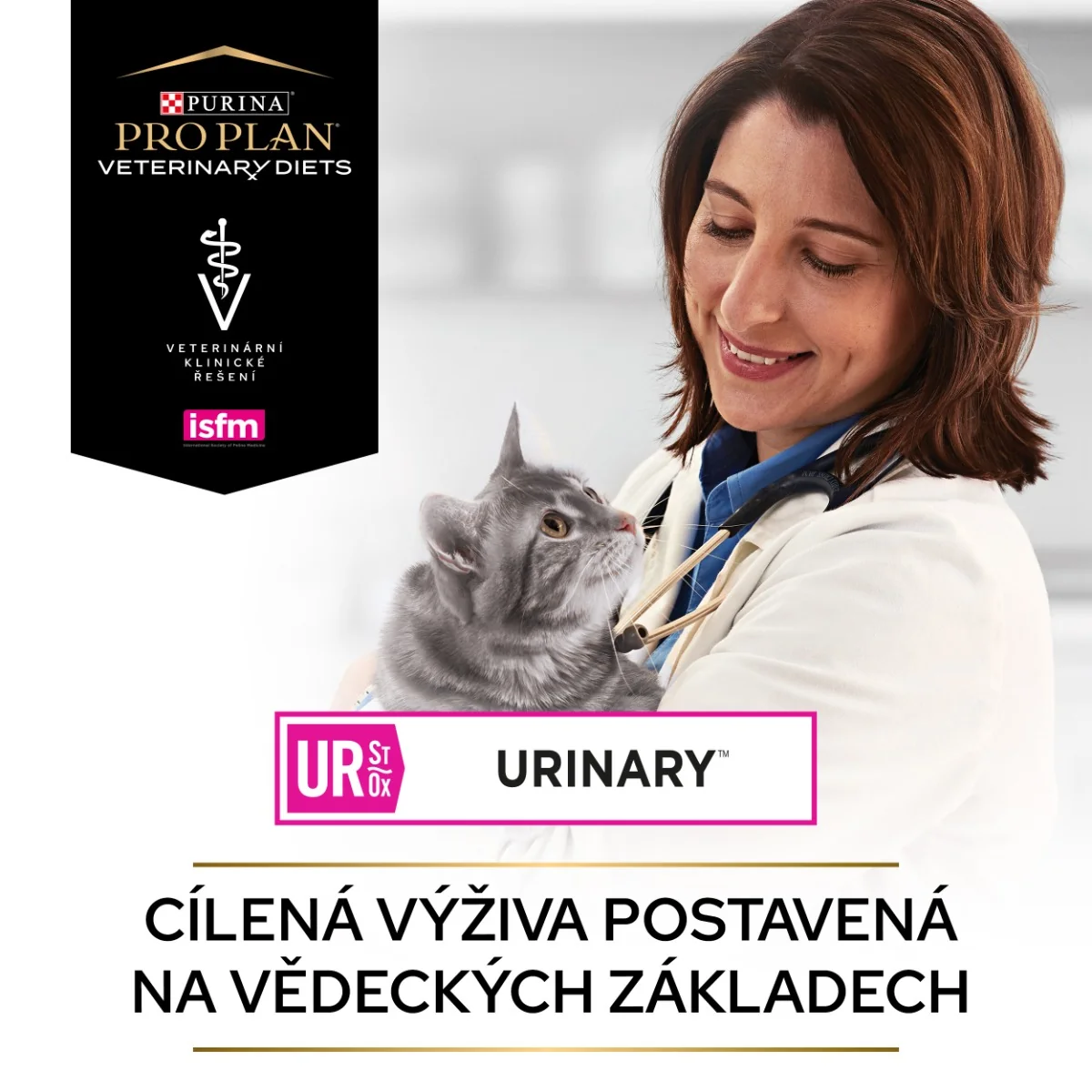Purina Pro Plan Veterinární diety UR Urinary kapsičky pro kočky losos 10x85 g