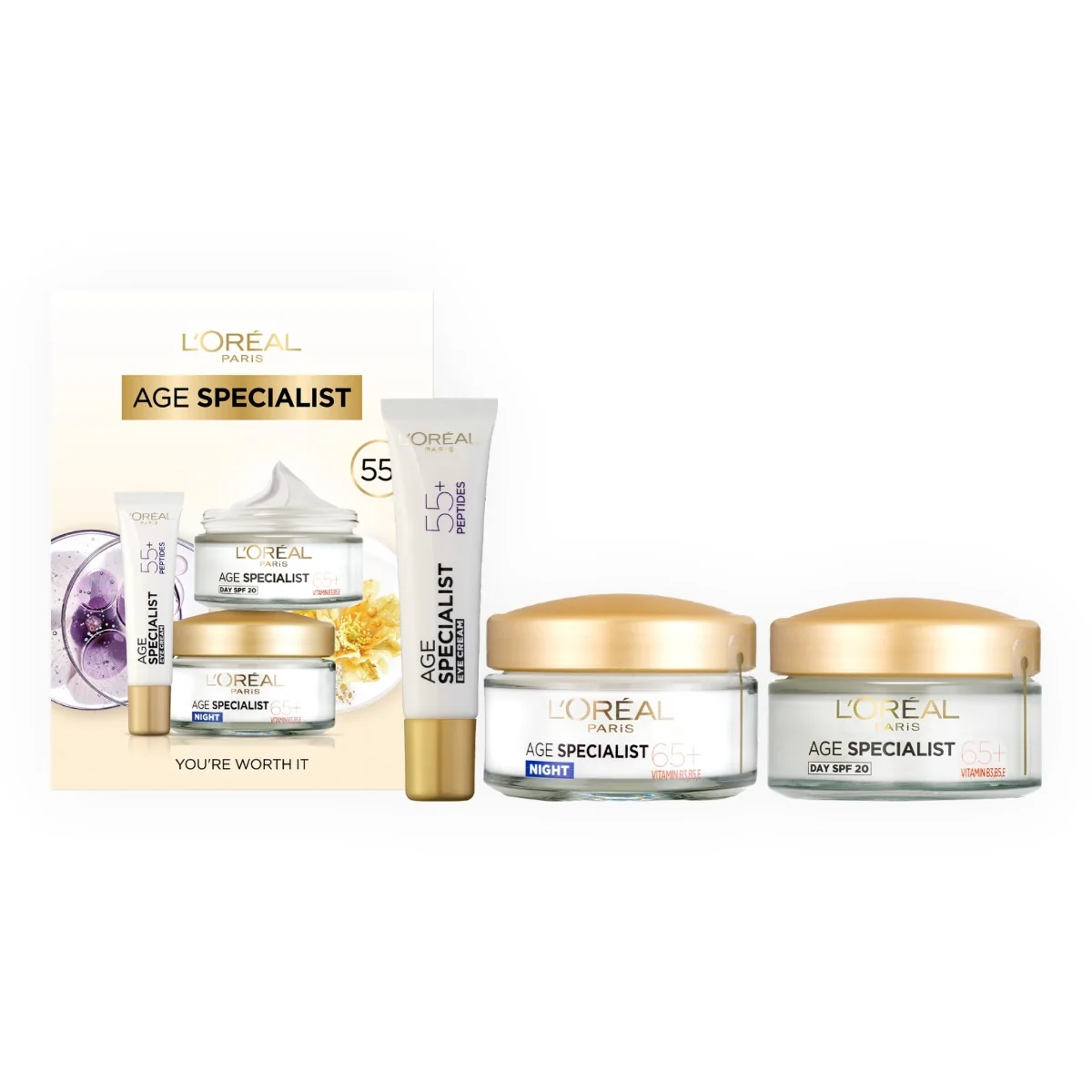 L'Oréal Paris Age Specialist 55+ dárková sada 3 ks