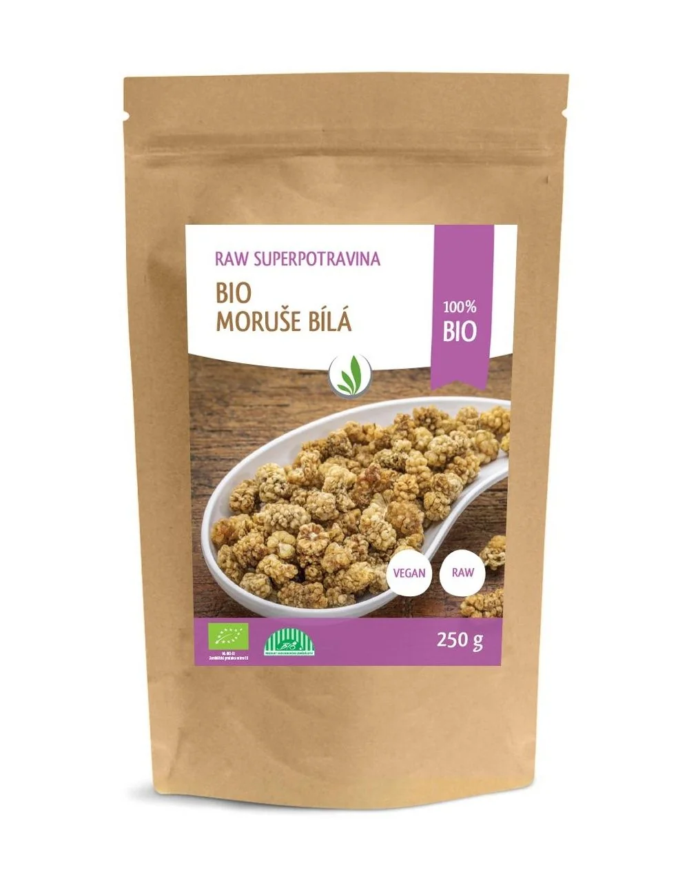 Allnature Moruše bílá sušená BIO 250g