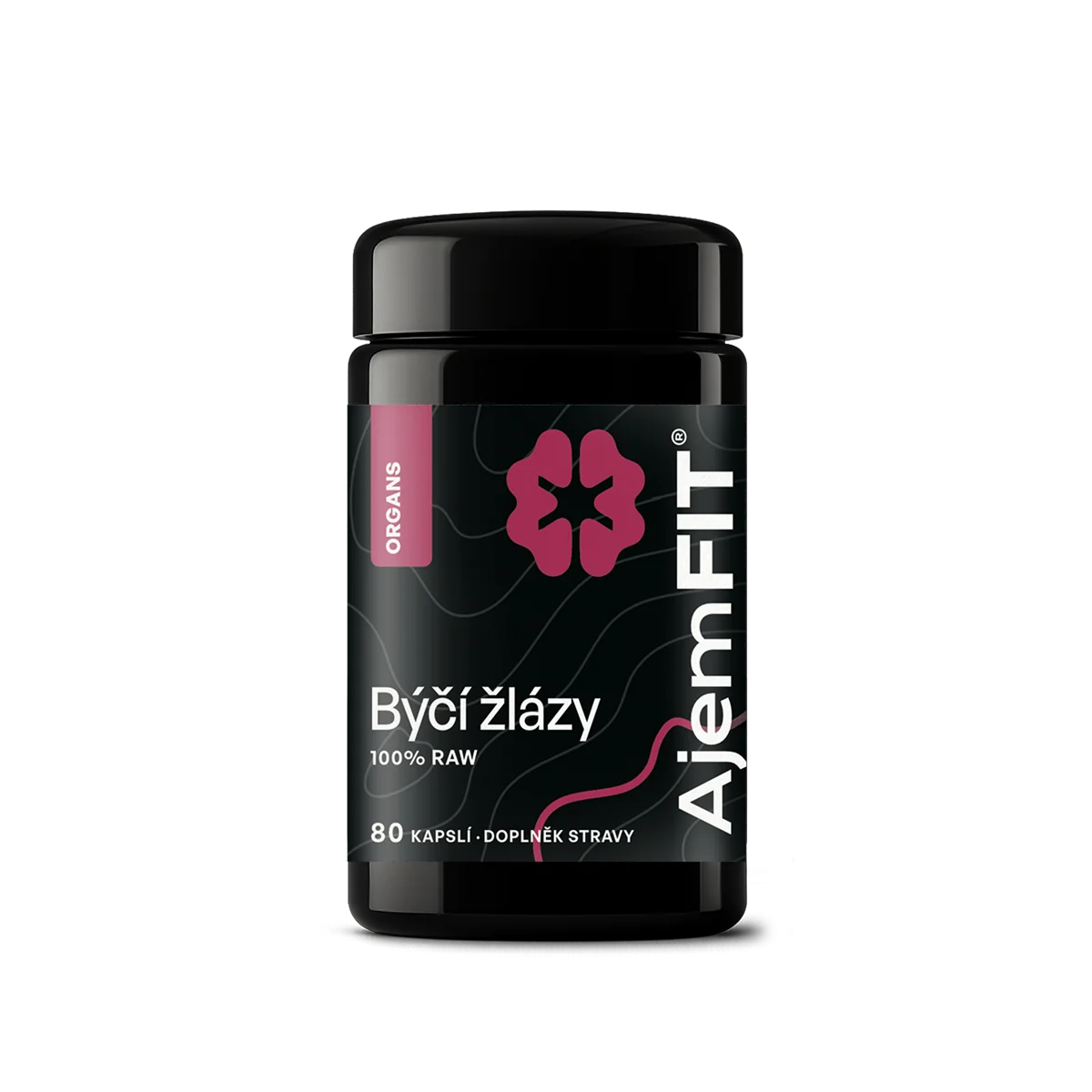 AjemFIT Raw Býčí Žlázy - 240 kapslí - 84g