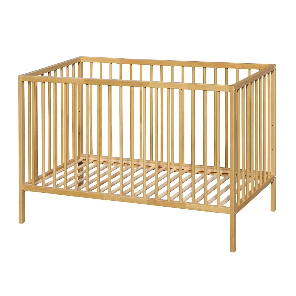 Petite&Mars Postýlka dřevěná Nela Beech Wood 120x60 cm