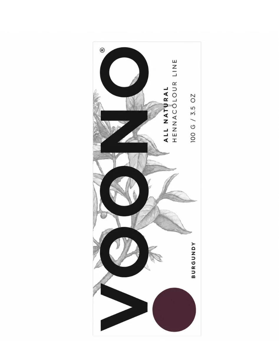Voono Hennacolour Line Burgundy přírodní barva na vlasy 100 g