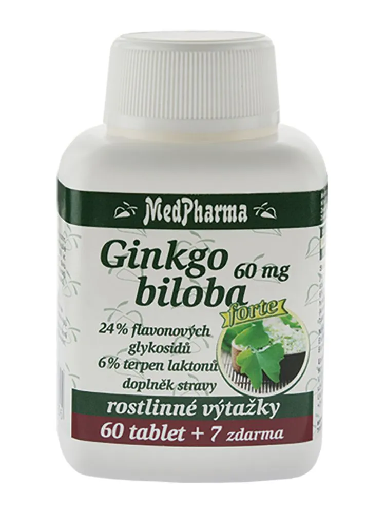 MedPharma Ginkgo biloba 60mg forte tbl.67