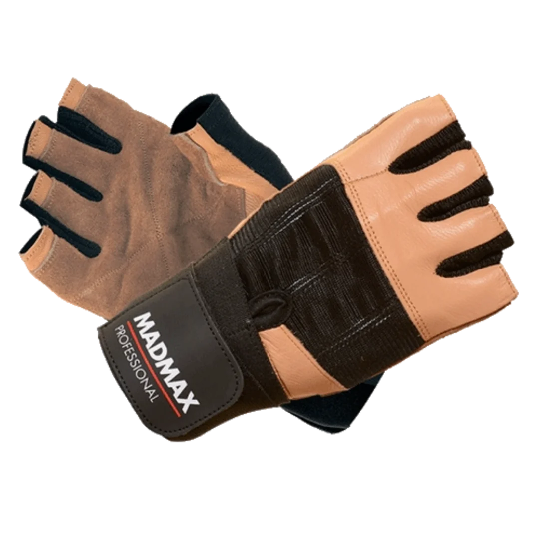 MadMax Rukavice Professional MFG269 hnědé - XXL
