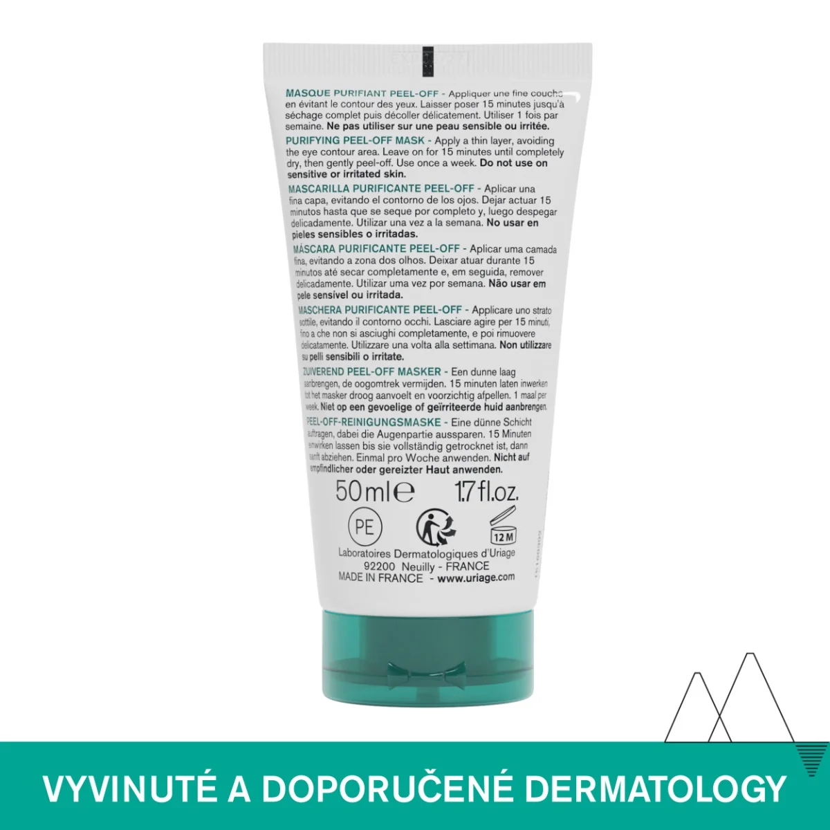Uriage Hyséac Čisticí slupovací maska 50 ml