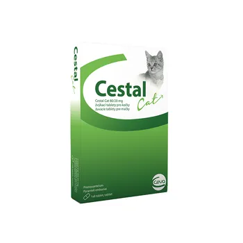 Cestal Cat 80/20 mg pro kočky 8 žvýkacích tablet