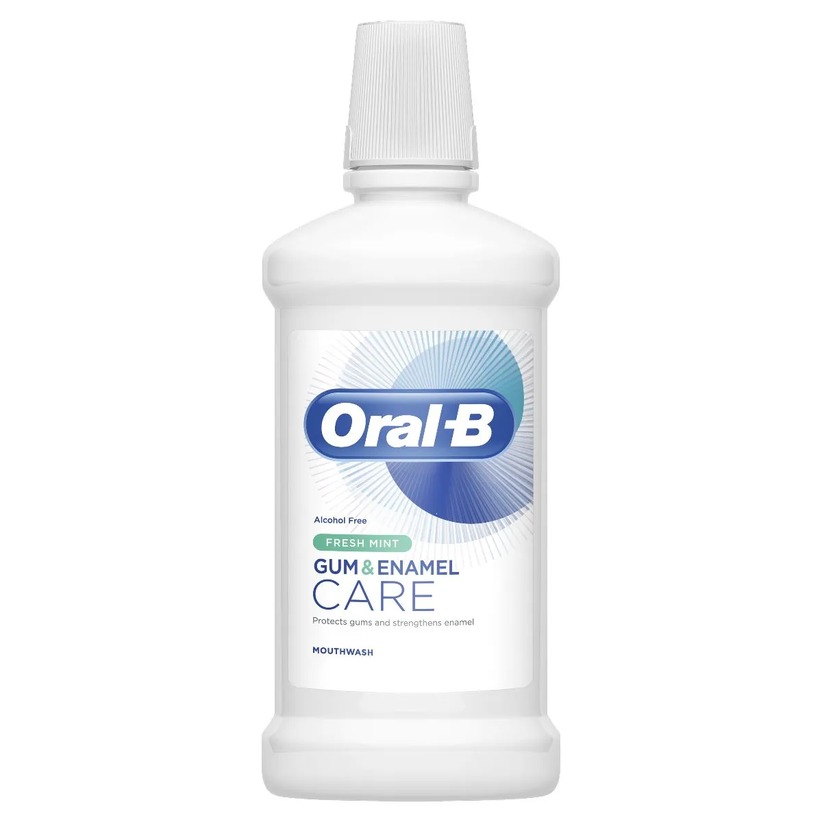 Oral-B Gum & Enamel Care Fresh Mint ústní voda bez alkoholu 500 ml