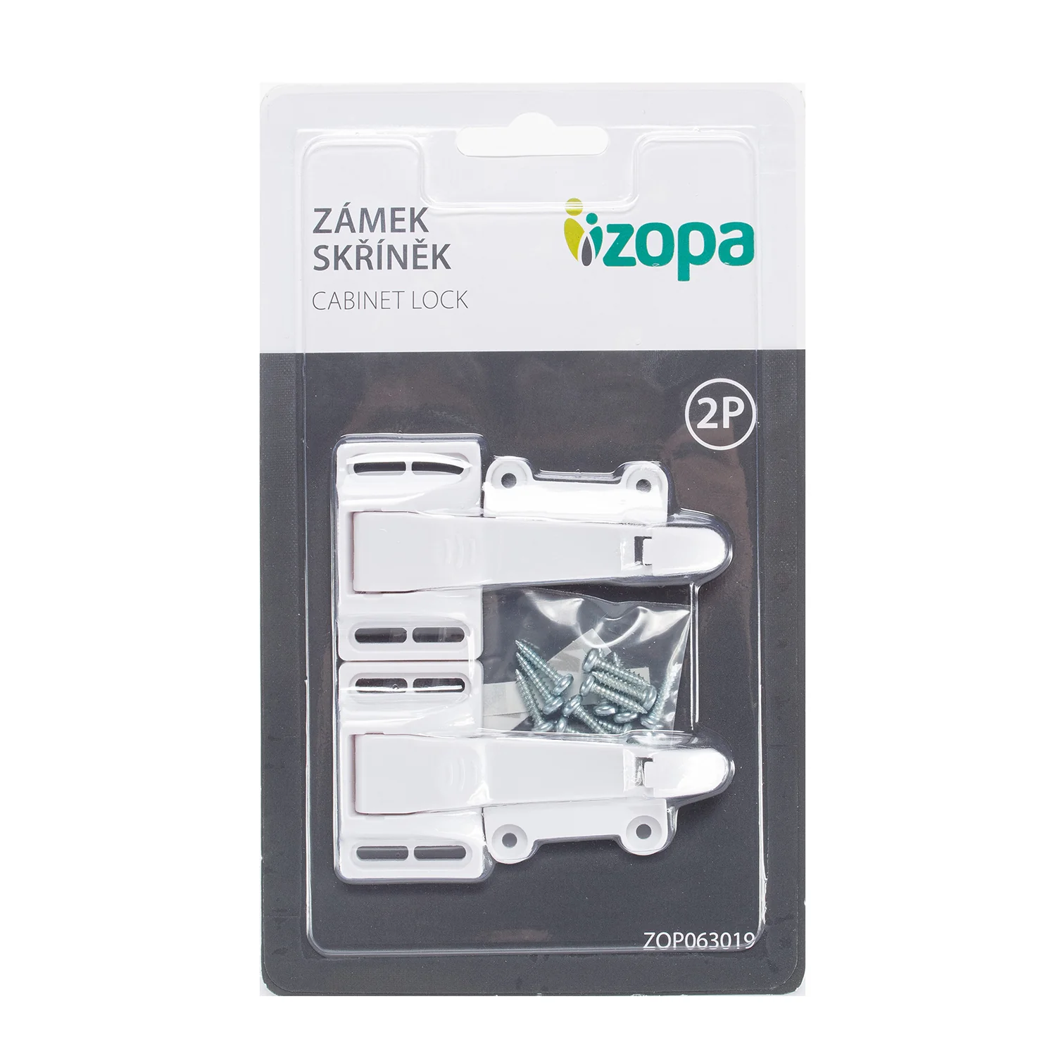 Zopa Zámek skříněk 2ks, white