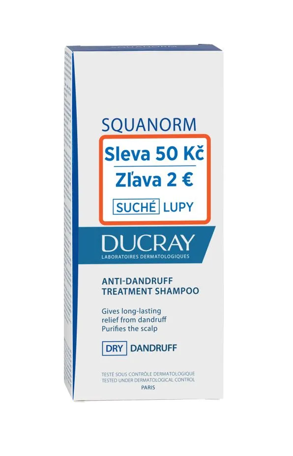 Ducray Squanorm Šampon na suché lupy 200 ml