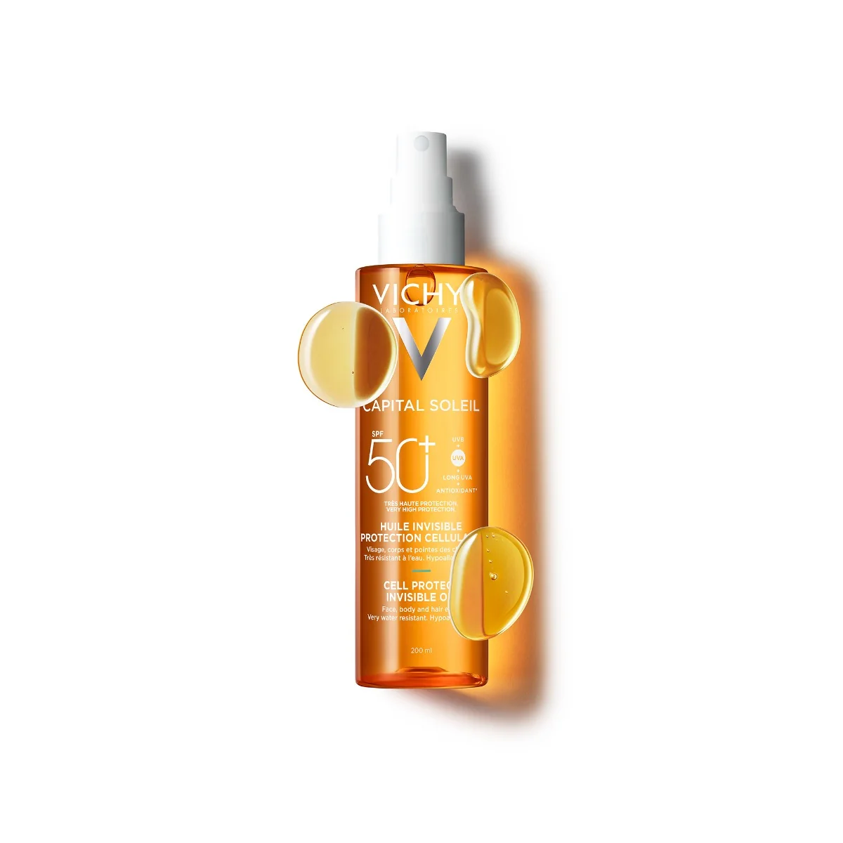 Vichy Capital Soleil Neviditelný olej SPF50+ 200 ml
