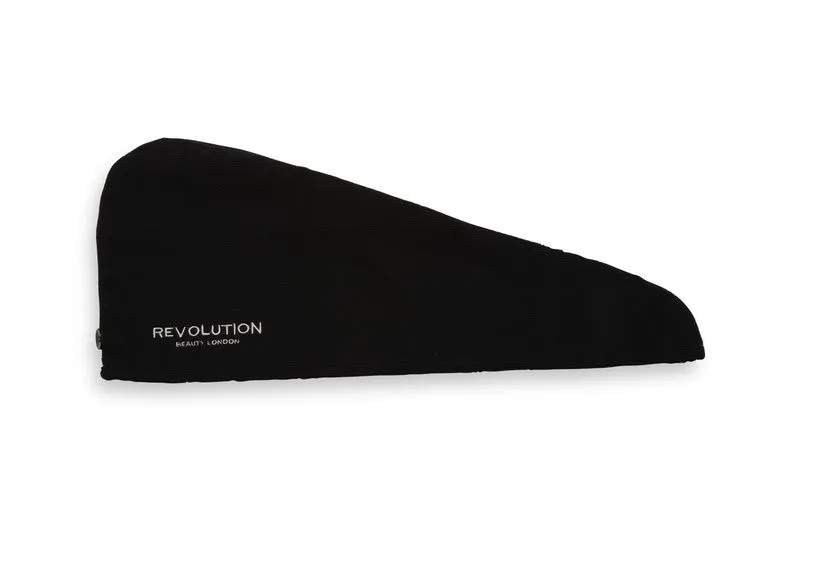 Revolution Haircare Microfibre Hair Wrap Black/White péče o vlasy 2 ks