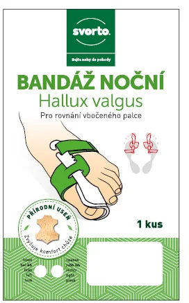 Svorto 030 Bandáž noční Hallux Valgus 41–46 levá 1 ks