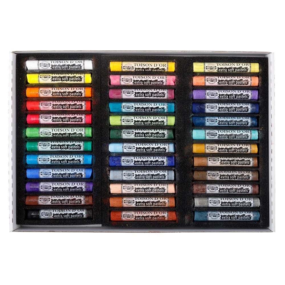 KOH-I-NOOR TOISON D´OR EXTRA SOFT 8555/36 - prašné křídy - 36 ks