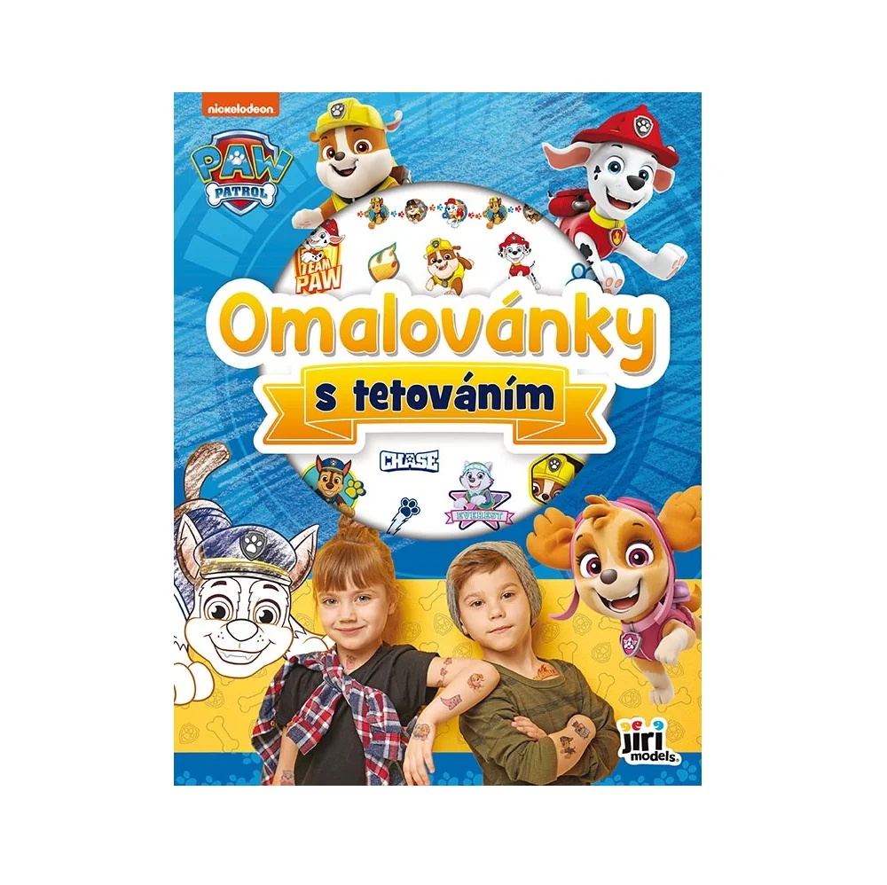 JIRI MODELS Omalovánky s tetováním Tlapková patrola 1 ks