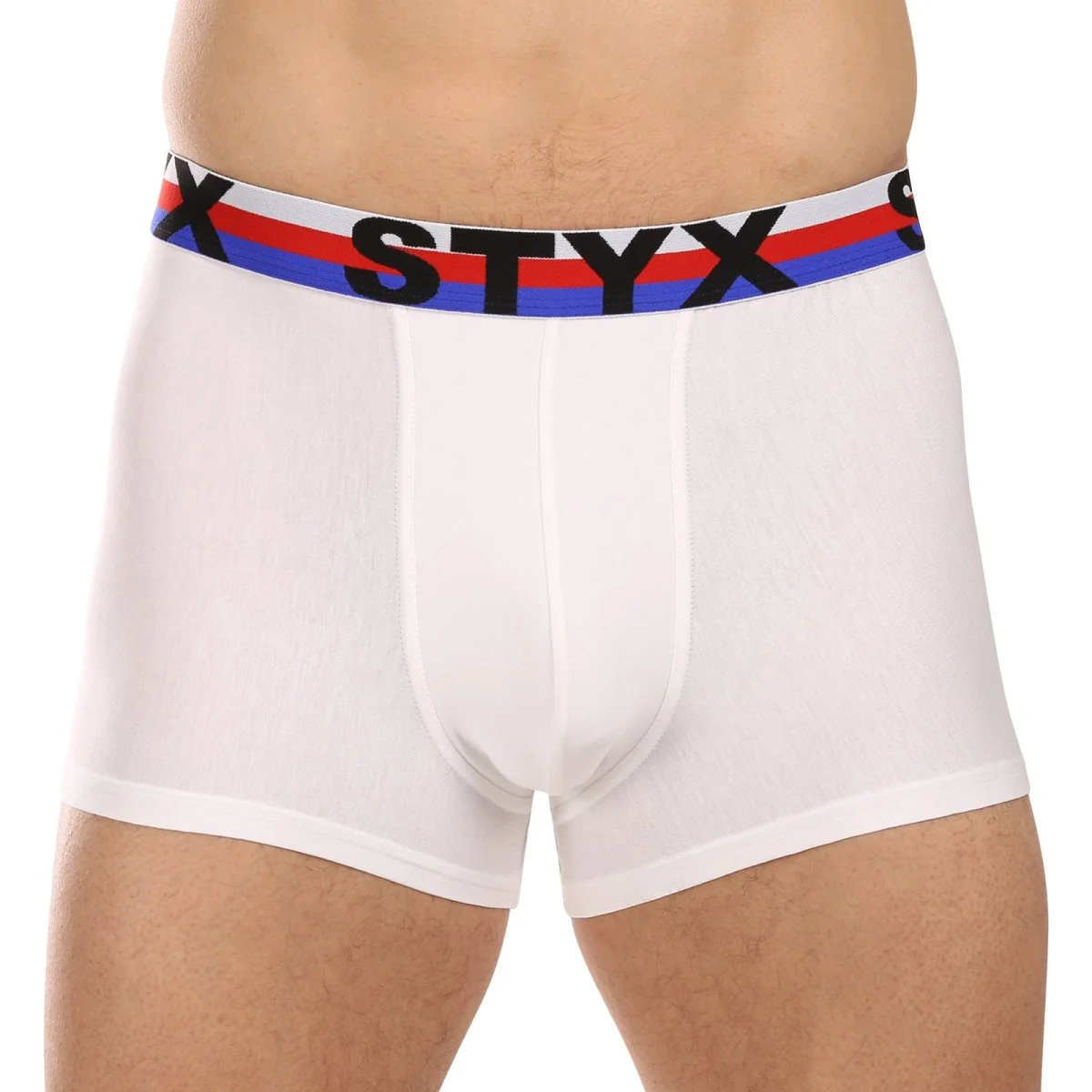 Styx 3PACK pánské boxerky sportovní guma vícebarevné trikolóra (3G19001) L