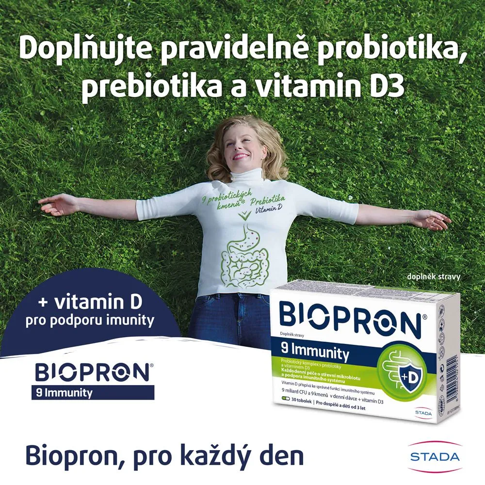 Biopron 9 Immunity s vitaminem D3 30 tobolek