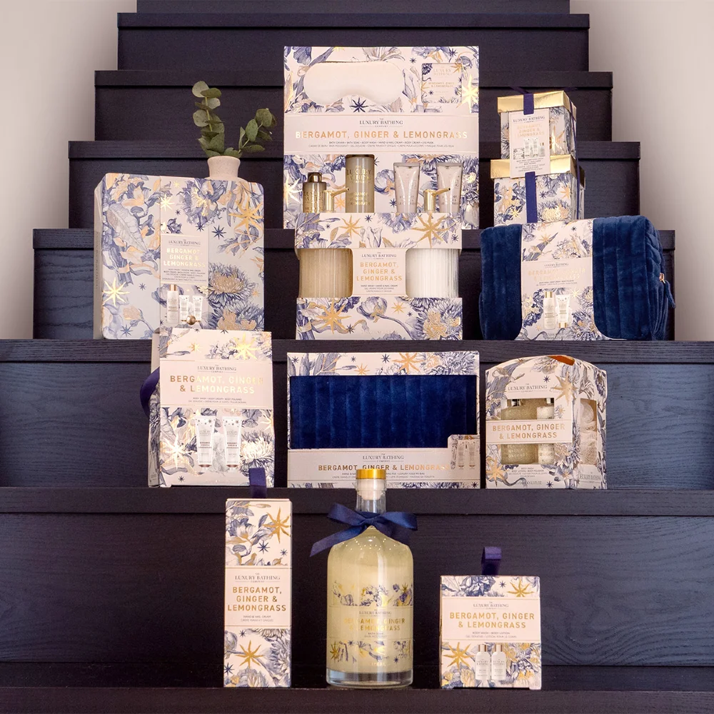 Grace Cole Dárková sada péče o tělo Bergamot, Zázvor & Lemongrass 3 ks