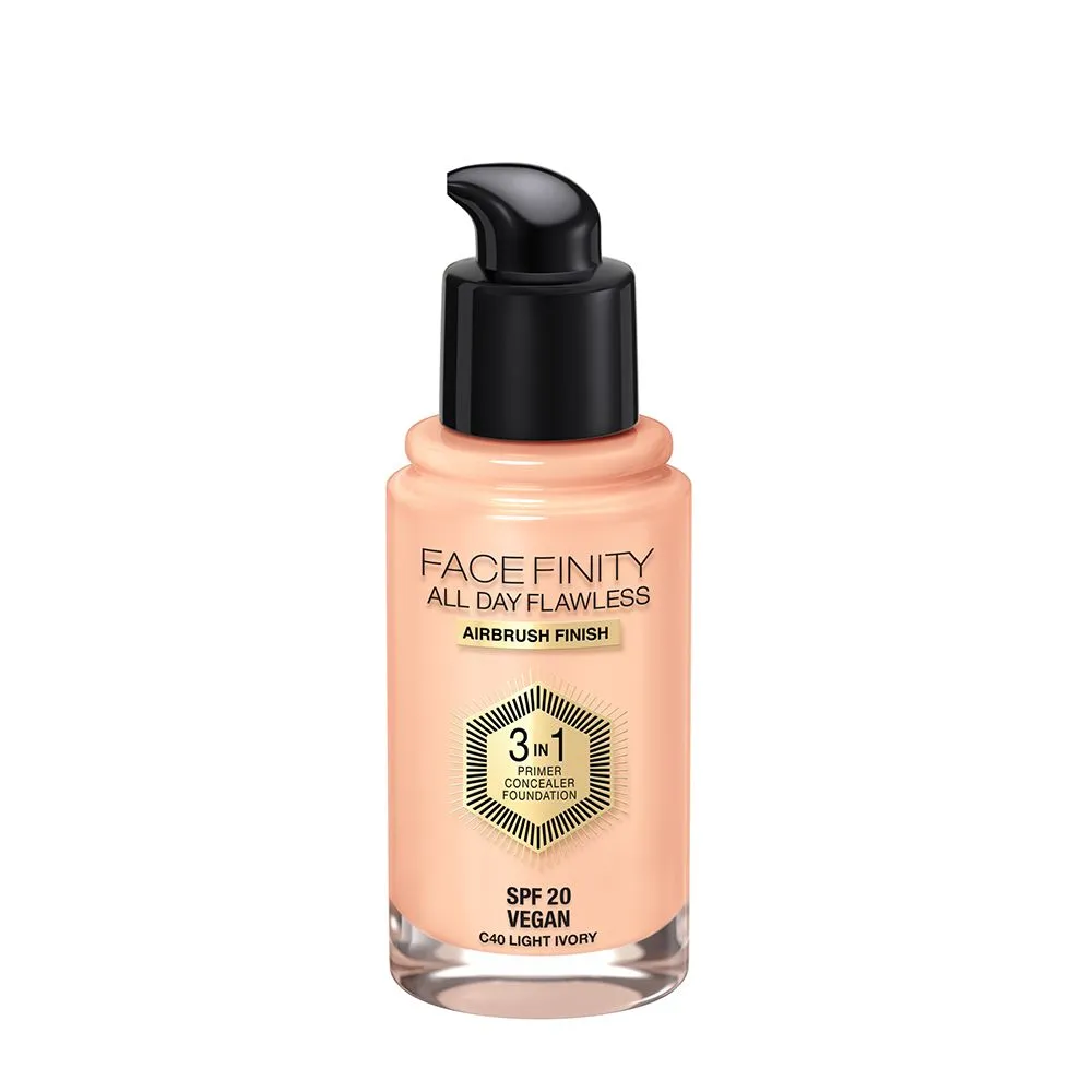 Max Factor Facefinity All Day Flawless 3v1 make-up C40 Light Ivory 30 ml