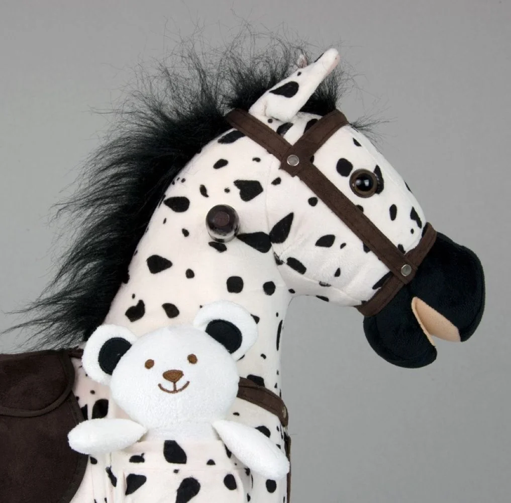 Milly Mally Houpací kůň Mustang Black Dot ´