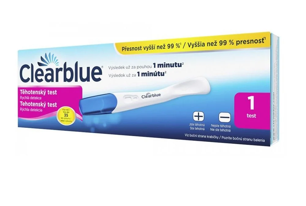 Clearblue PLUS rychlá detekce těhotenský test 1 ks