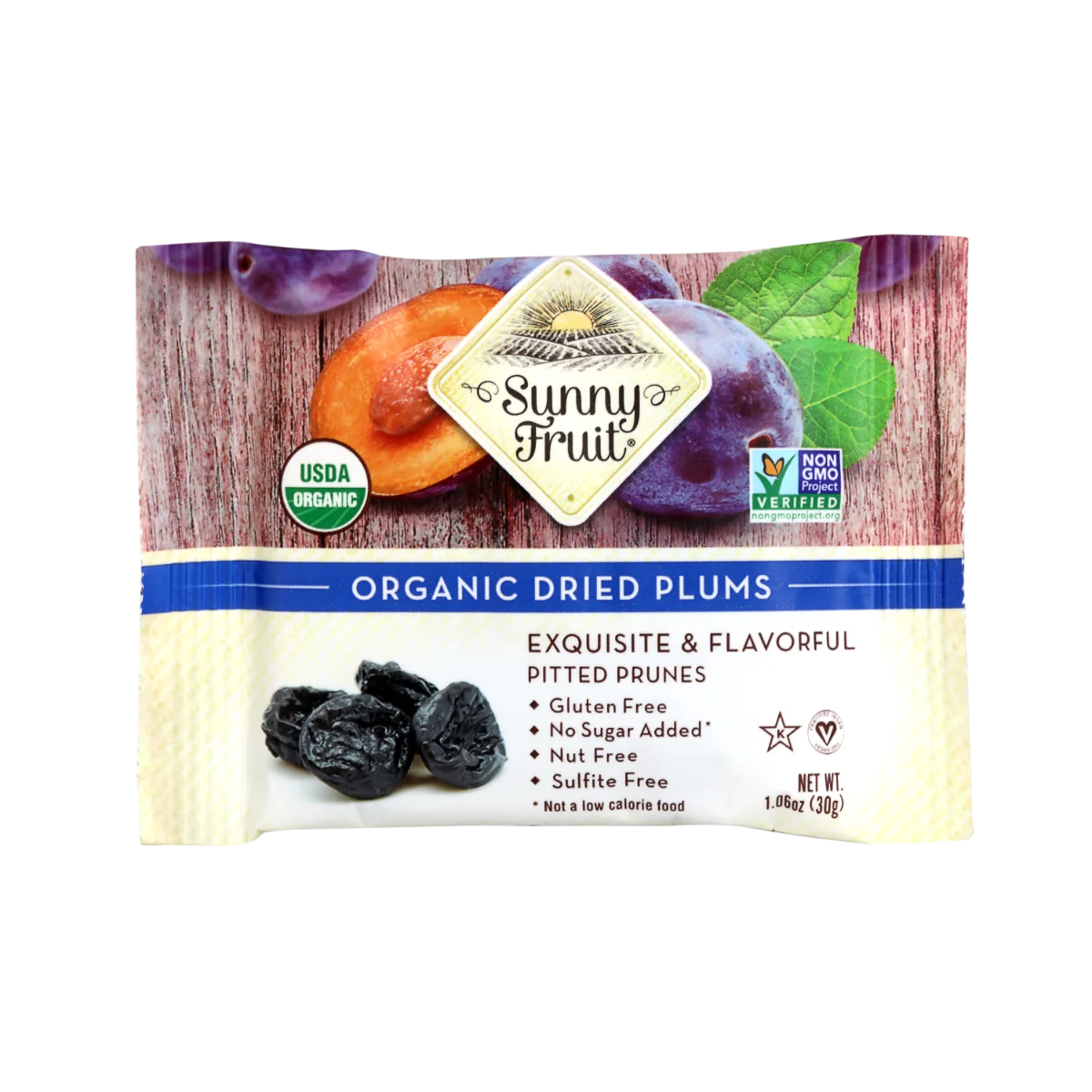 Sunny Fruit BIO Švestky sušené na slunci 30 g