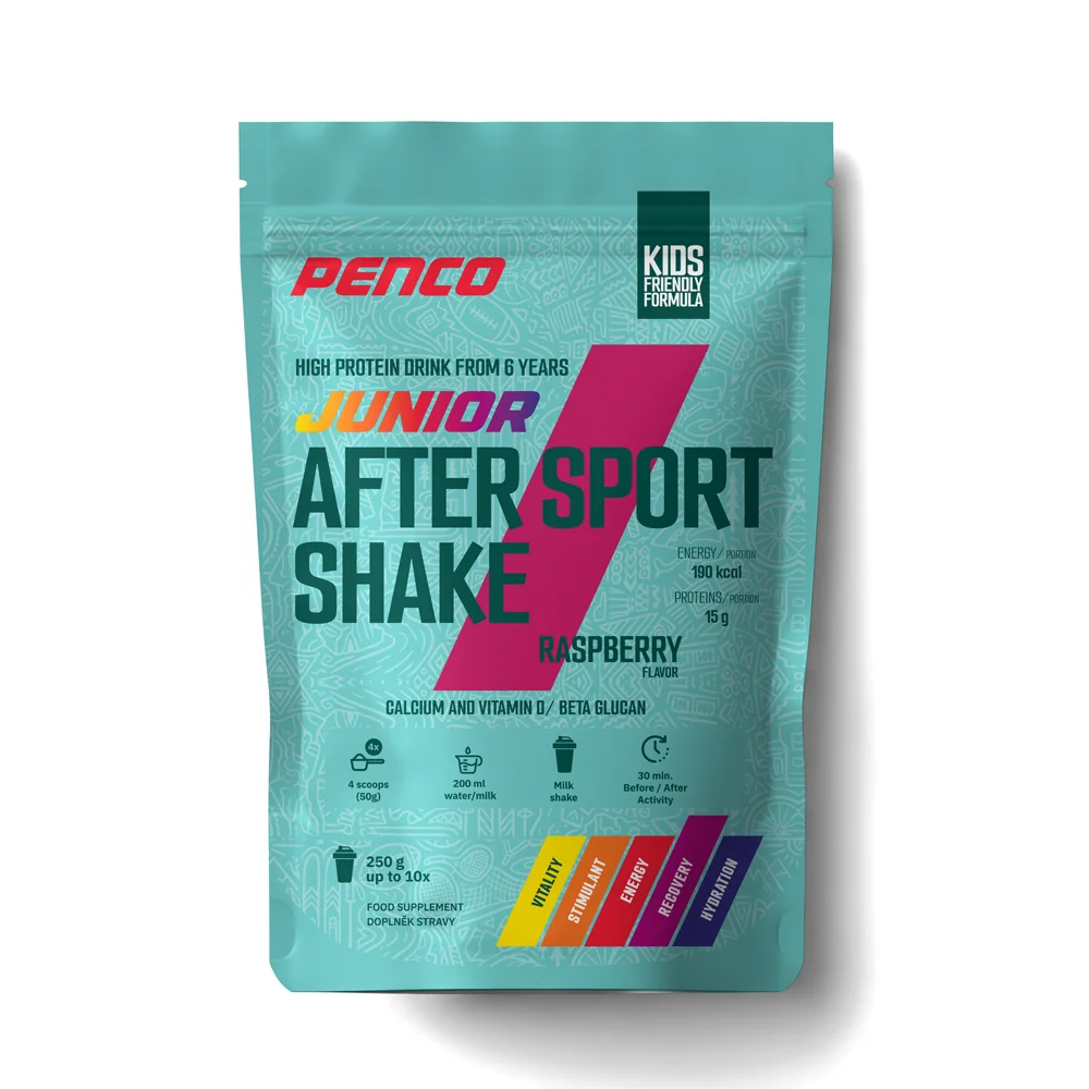 Penco Junior after sport shake malina 250 g