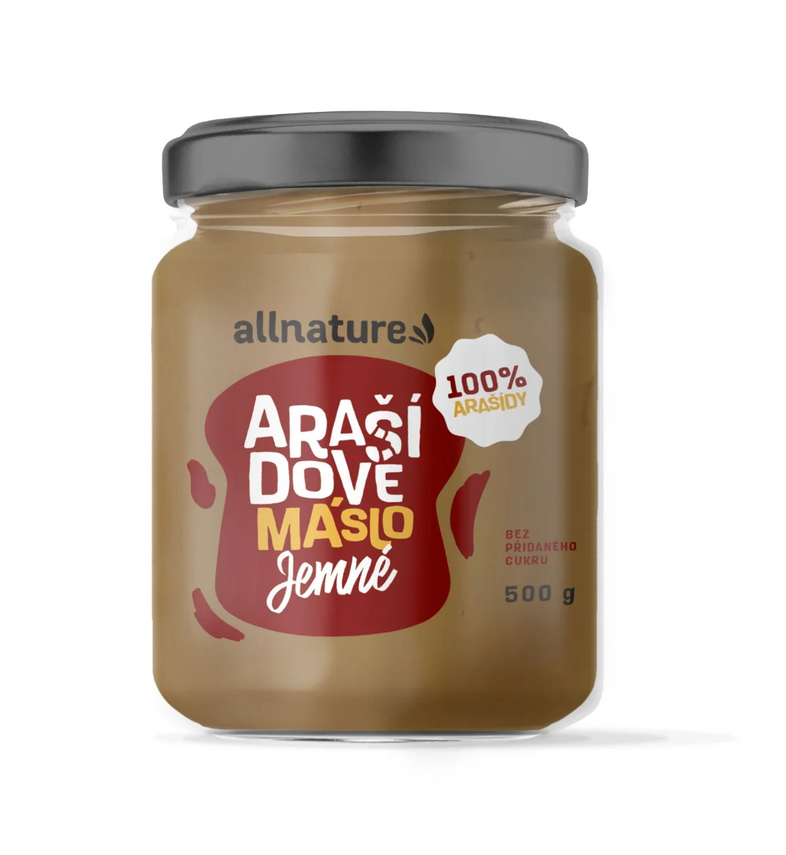 Allnature Arašídový krém jemný 500 g