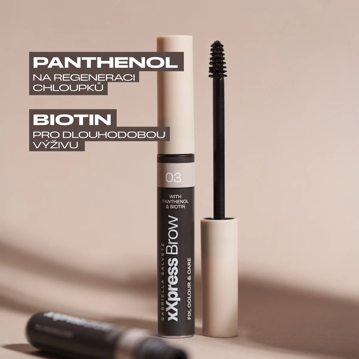 Gabriella Salvete Xxpress Eyebrow odstín 02 řasenka na obočí 6 ml