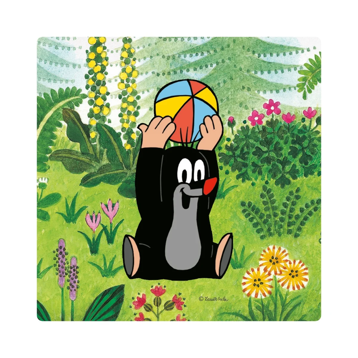 Dino Toys Krtek na louce Baby Puzzle set 12 dílků
