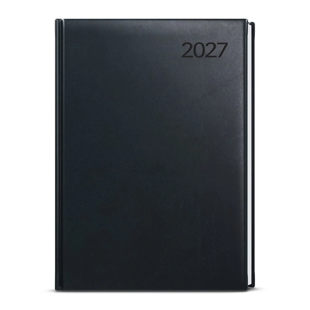 Baloušek Tomáš Vivella týdenní diář 2027, černý, A4 20 × 28 cm