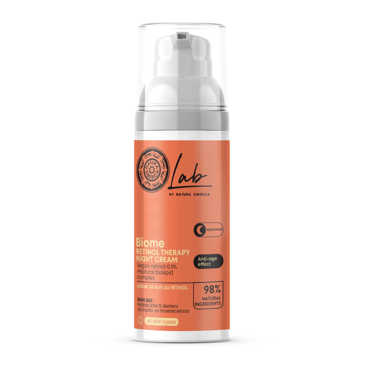 Natura Siberica Lab Biome Retinol Therapy Noční krém 50 ml