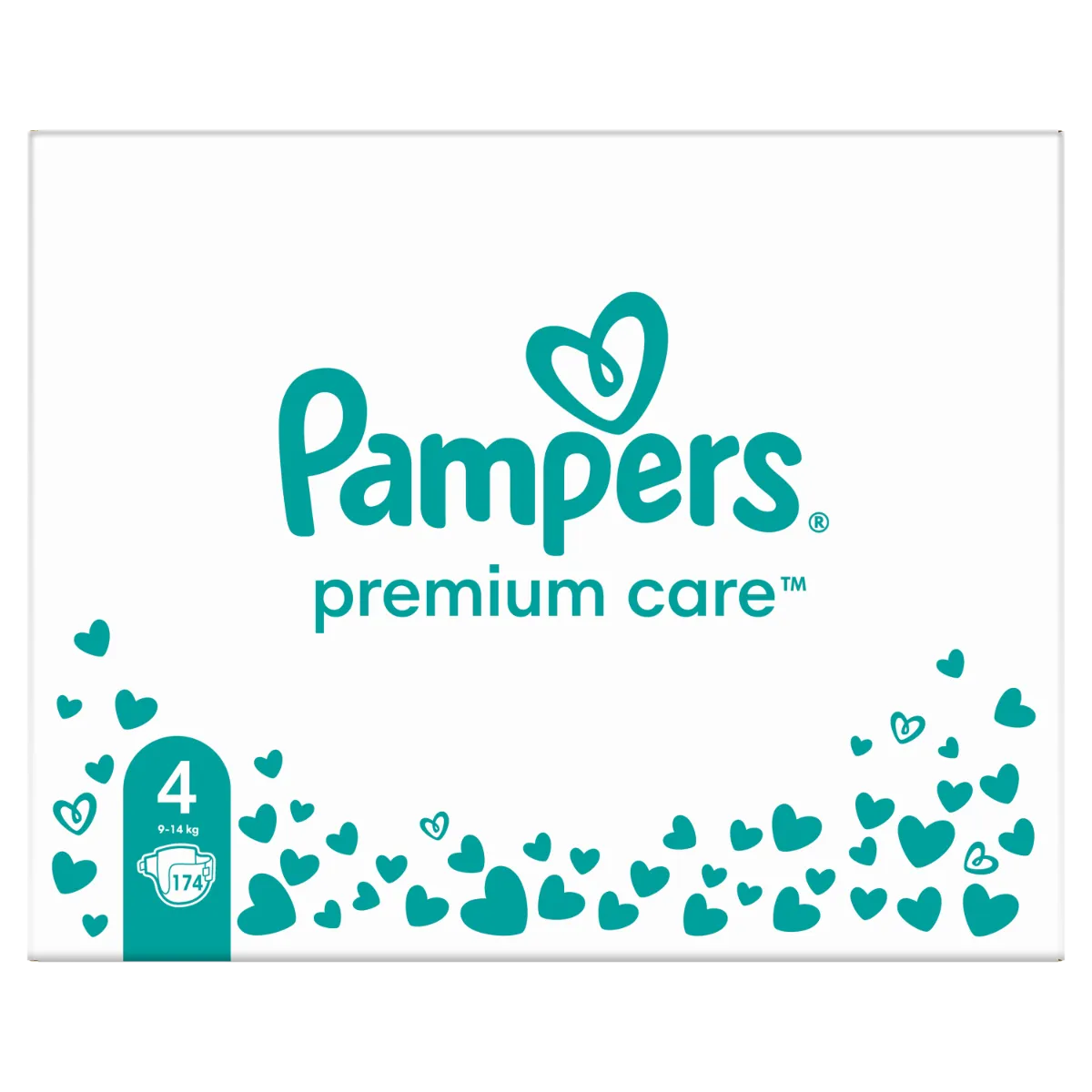 Pampers Premium Care vel. 4 9–14 kg dětské pleny 174 ks