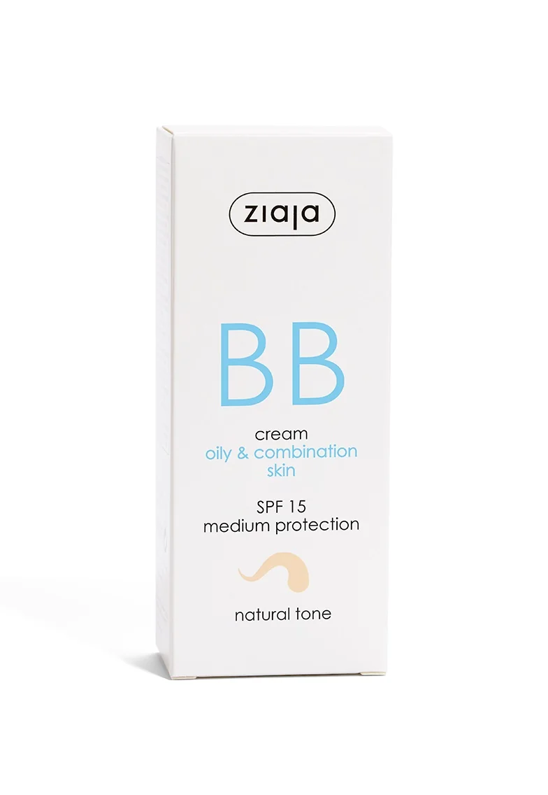 Ziaja BB krém na mastnou a smíšenou pleť Tón přirozený SPF15 50 ml